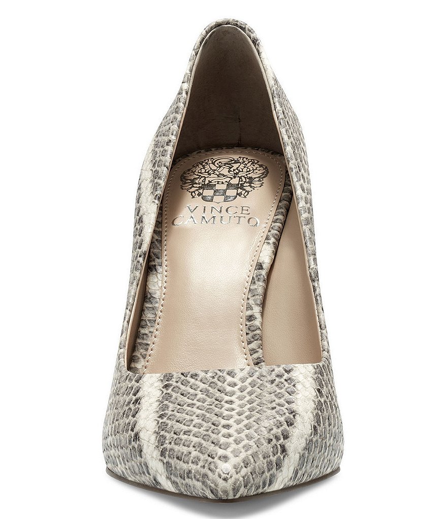 Deltan Tessa Croc-Embossed T-Strap Block Heel Pumps
