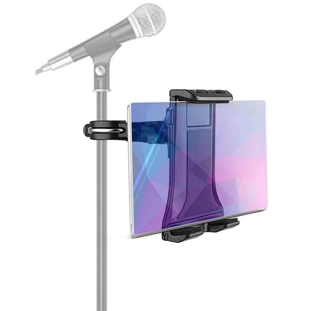 Etubby 4-12.5 Inches Music/Microphone Stand Tablet Holder Aluminum Alloy Phone Holder Cradle Mount for Apple iPhone iPad, Google Nexus, Galaxy Tab and Any Other 4-12.5 Smartphones & Tablets