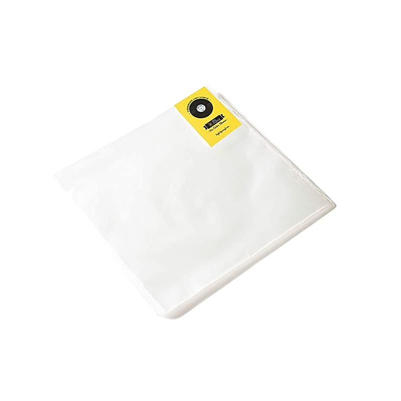 50x Vinyl Record Outer Sleeves 12" LP | Durable & Wrinkle-Free | Crystal Clear & Made from High-Density Polypropylene | 3 mil Thick, 12.75&rdquo; x 12.75&rdquo; | Fits Most Gatefolds and Double LPs