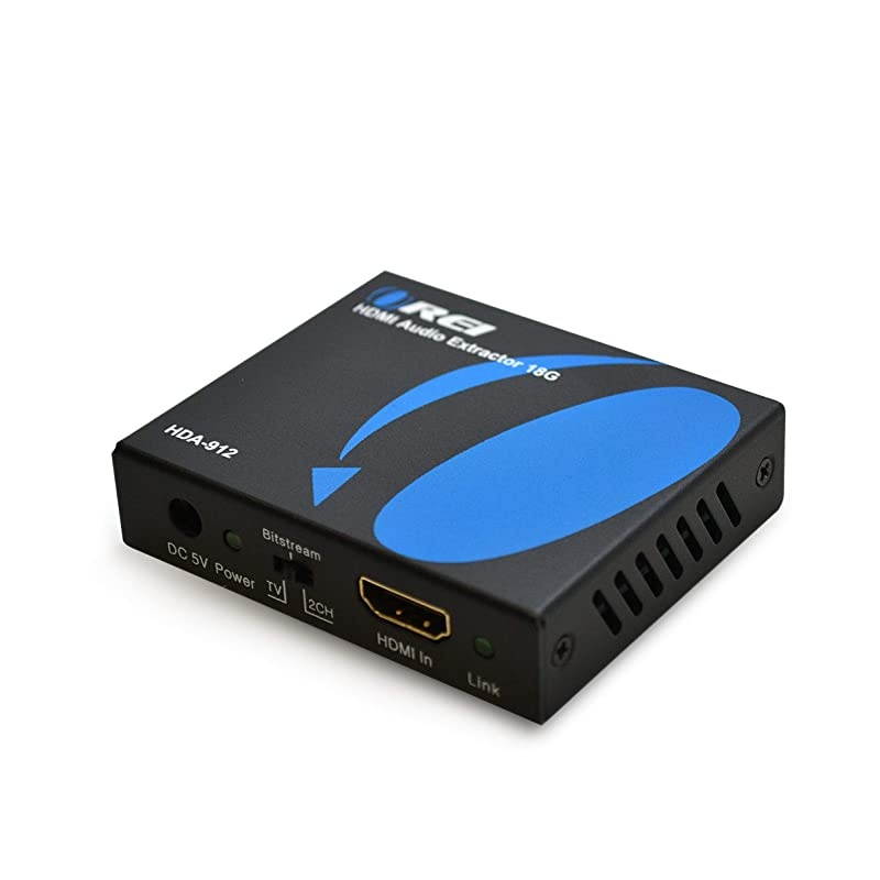 HDA912 4K 60Hz 18G HDMI 20 Audio Converter Extractor SPDIF + 35mm Output HDCP 22 Dolby DigitalDTS Passthrough CEC HDR Dolby Vision HDR10 Support