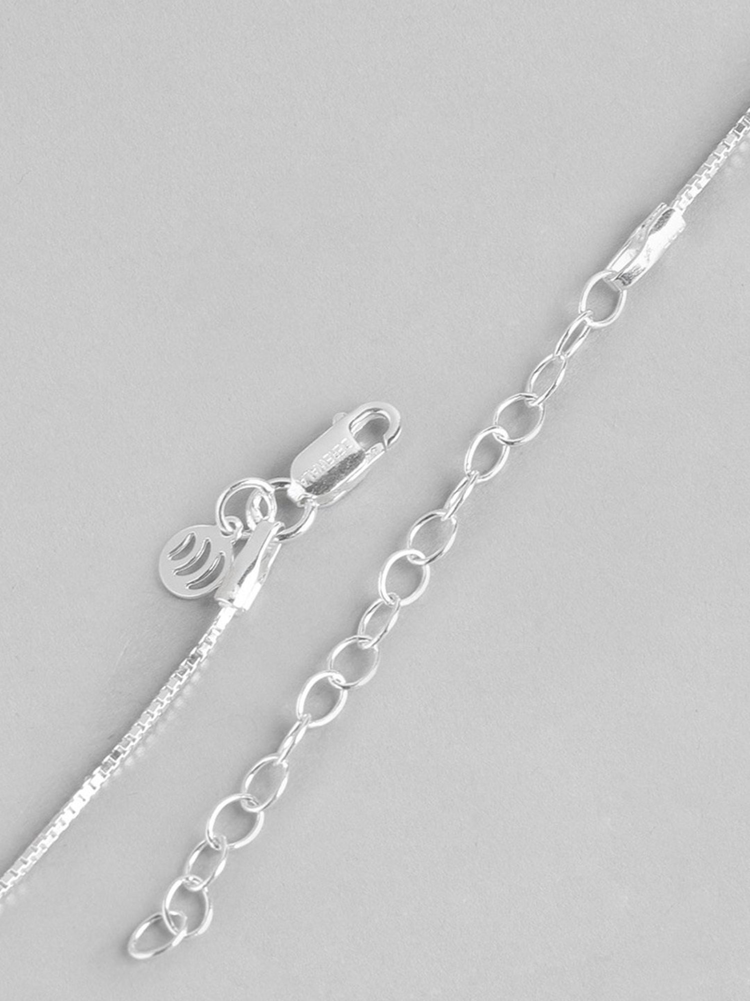 Zavya Sleek and Modern Golden Plated 92.5 Sterling Silver Box Chain