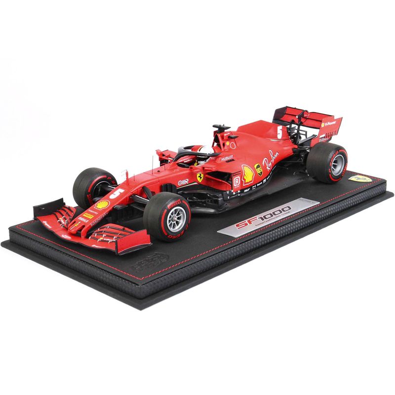 Ferrari SF1000 #5 S. Vettel F1 Austrian GP at the Red Bull Ring 2020 & DISPLAY CASE Ltd Ed 100 pcs 1/18 Diecast Model Car by BBR