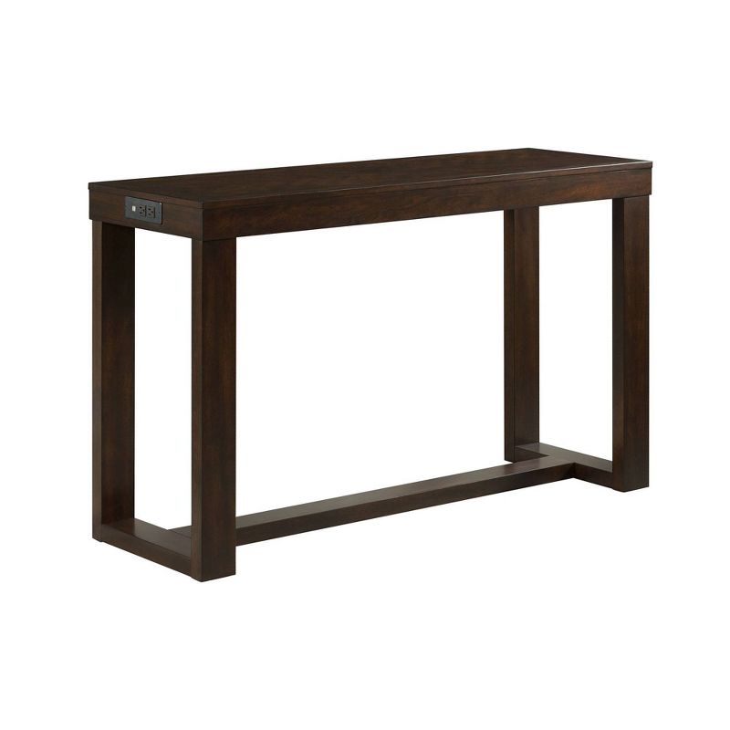 Drew Multipurpose Bar Dining Table Set Dark Walnut - Picket House Furnishings