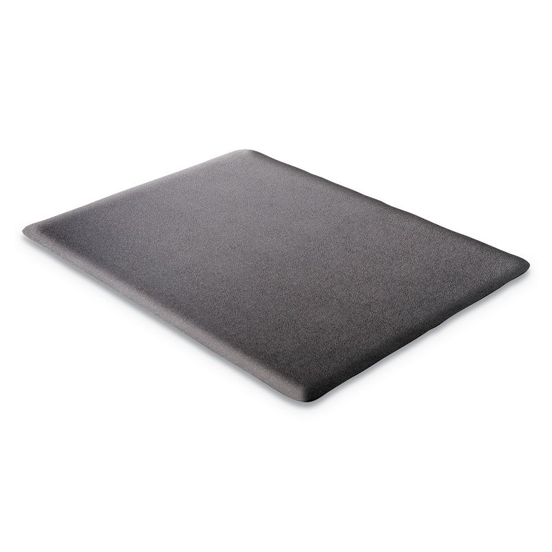 3'x4' Rectangle Solid Floor Mat Black - Deflecto