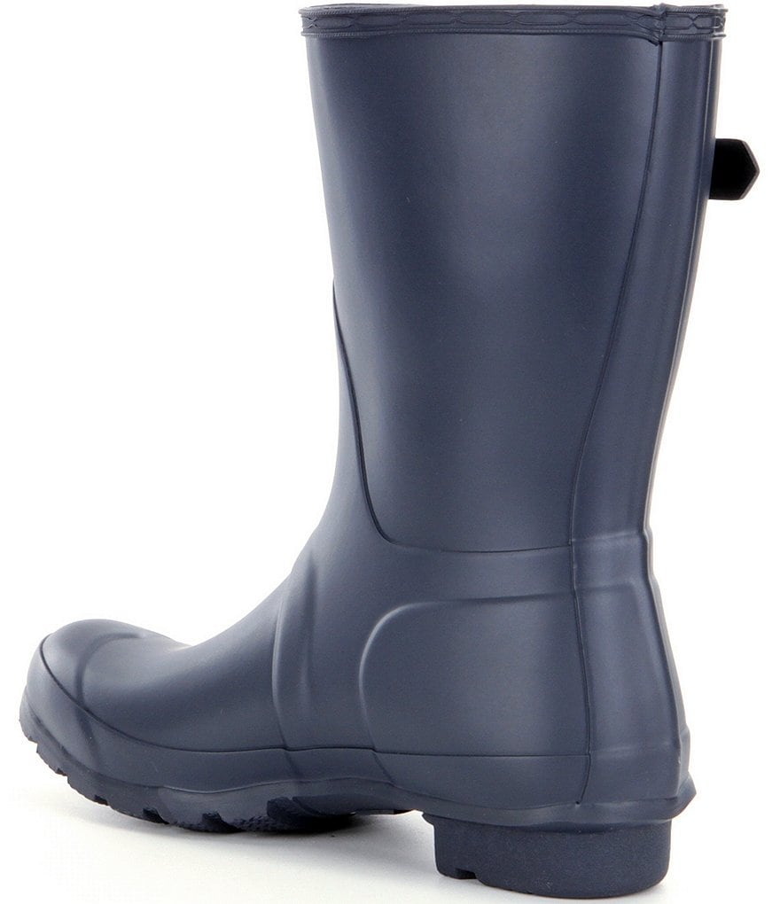 Hunter Women's Original Short Matte Buckle Strap Rain Boots