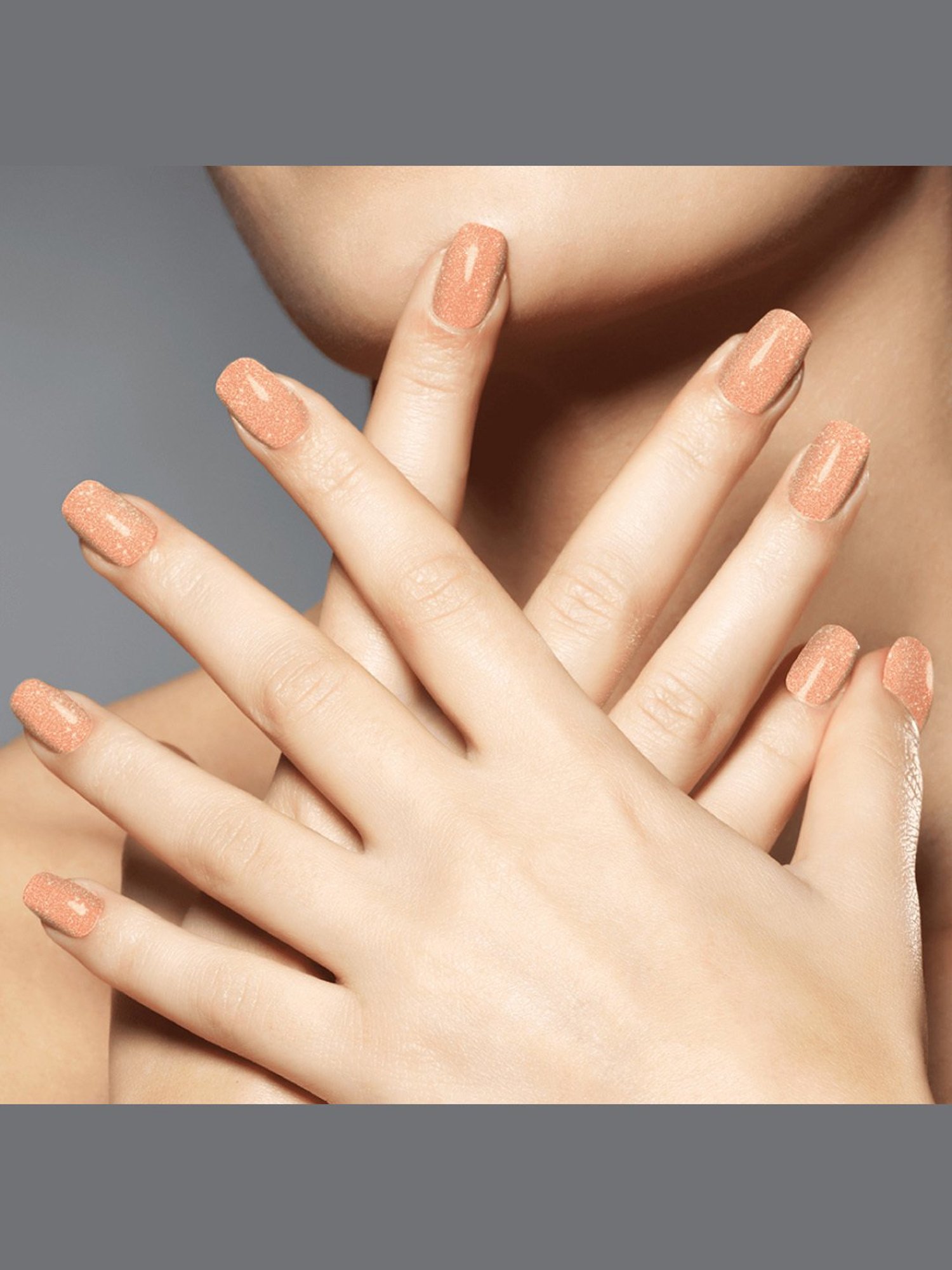 Lakme Glitterati Collection Shine Nail Color Electric Peach - 6 ml