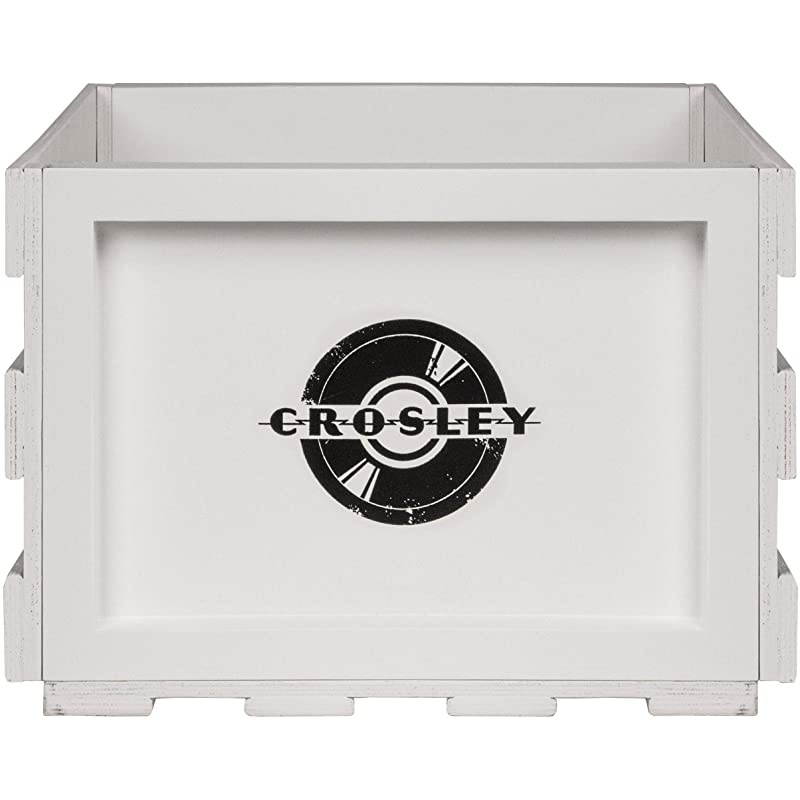 AC1004AWH Record Storage Crate Holds up to 75 Albums White