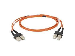 Multimode, 50-Micron Duplex Fiber Optic Cable, PVC, SC-SC, 10-m (32.8-