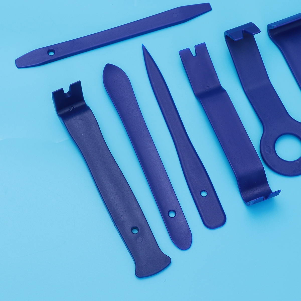 13 in 1 Auto Car Audio Door Dash Trim Panel Install and Removal Pry Tools with Carrying Bag (Blue)