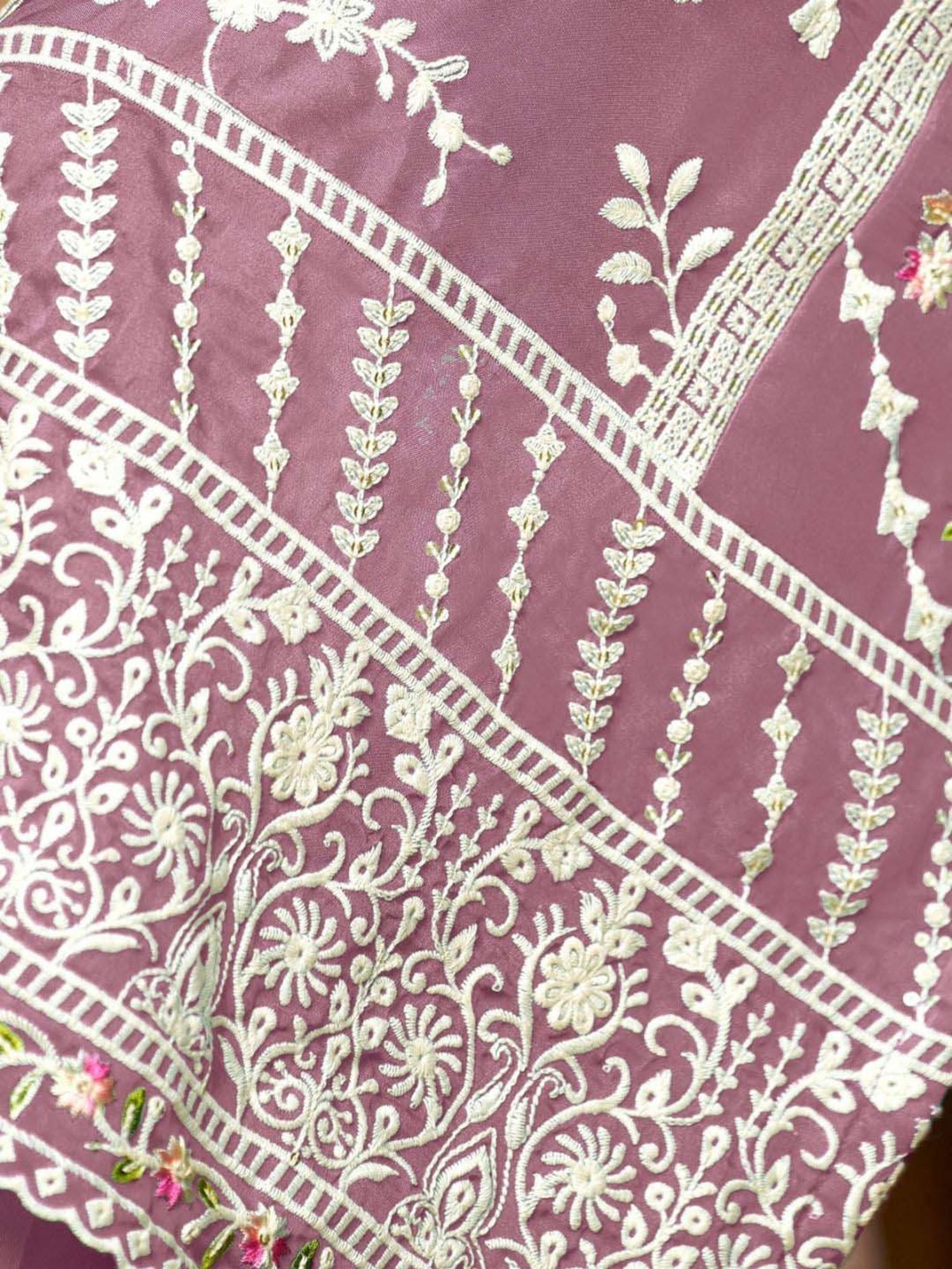 Odette Multicolored Printed Crop Top Shorts Set