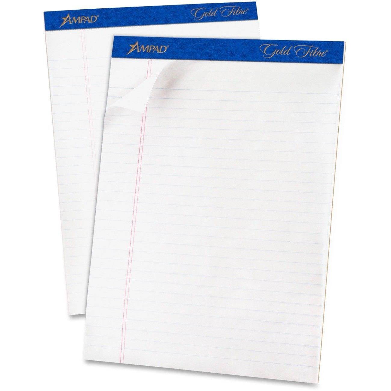Ampad Legal-ruled Writing Pad - 50 Sheet - 16 Lb - Legal/wide Ruled - (amp20070)
