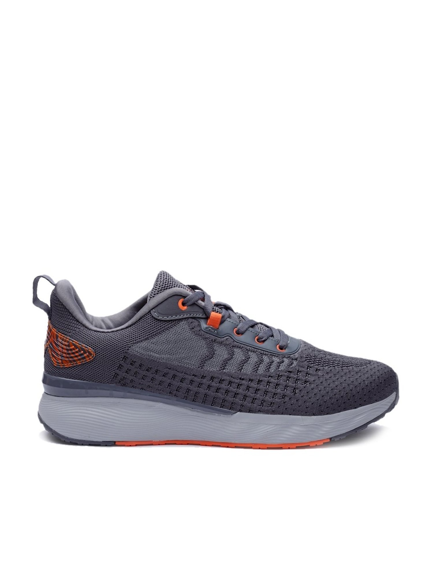 Action Men's Dark Grey Running Shoes