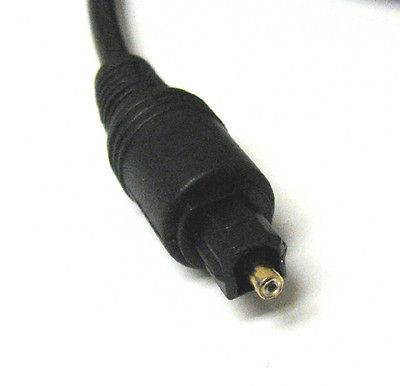 New 6ft Digital Audio Optical Toslink Cable DVD/CD 1.8 m Black