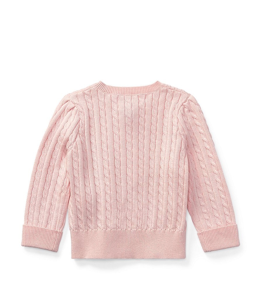 Ralph Lauren Childrenswear Baby Girls 3-24 Months Mini Cable-Knit Cardigan