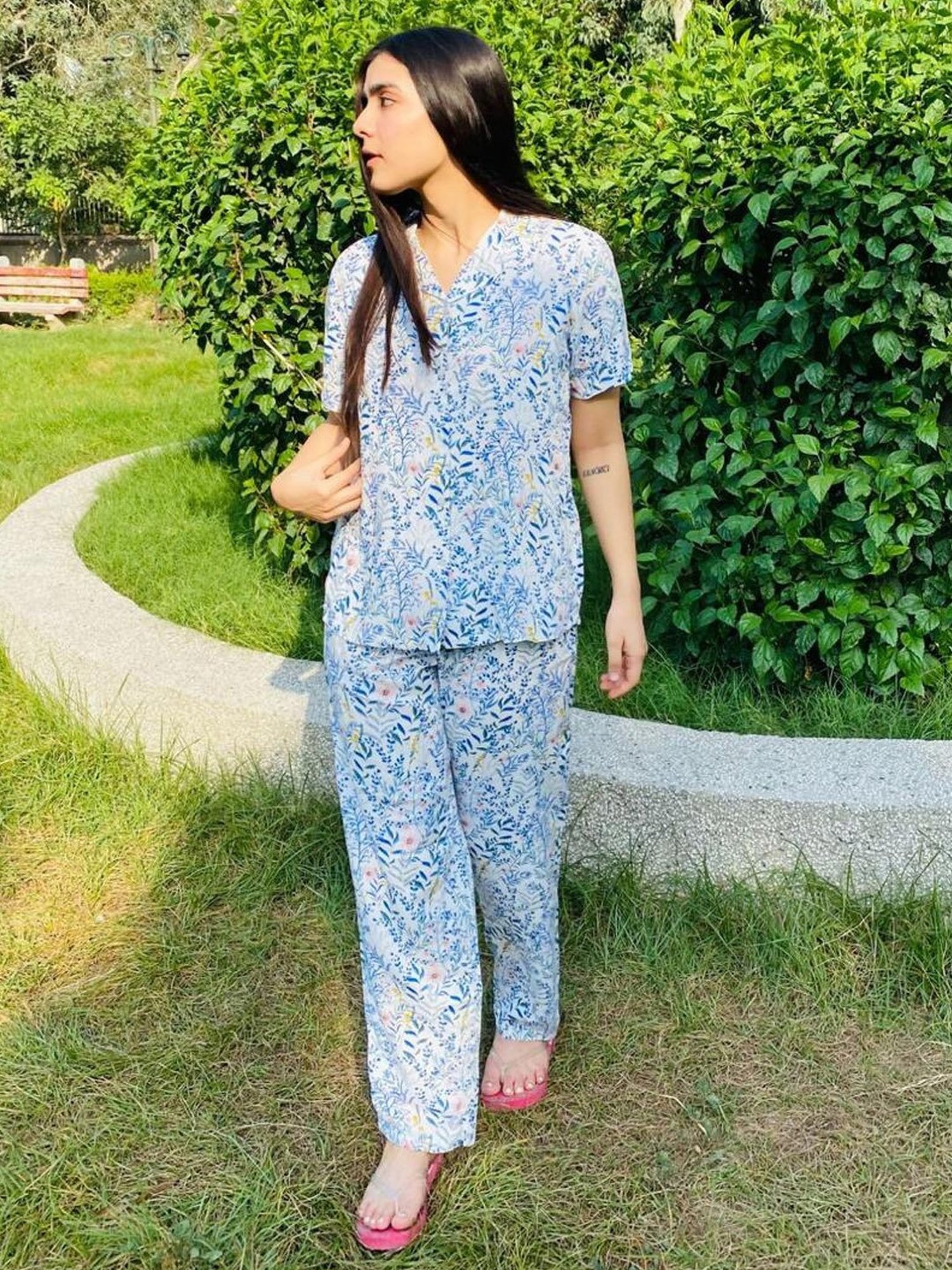Dusk Attire Multicolor Amara Pyjama Set