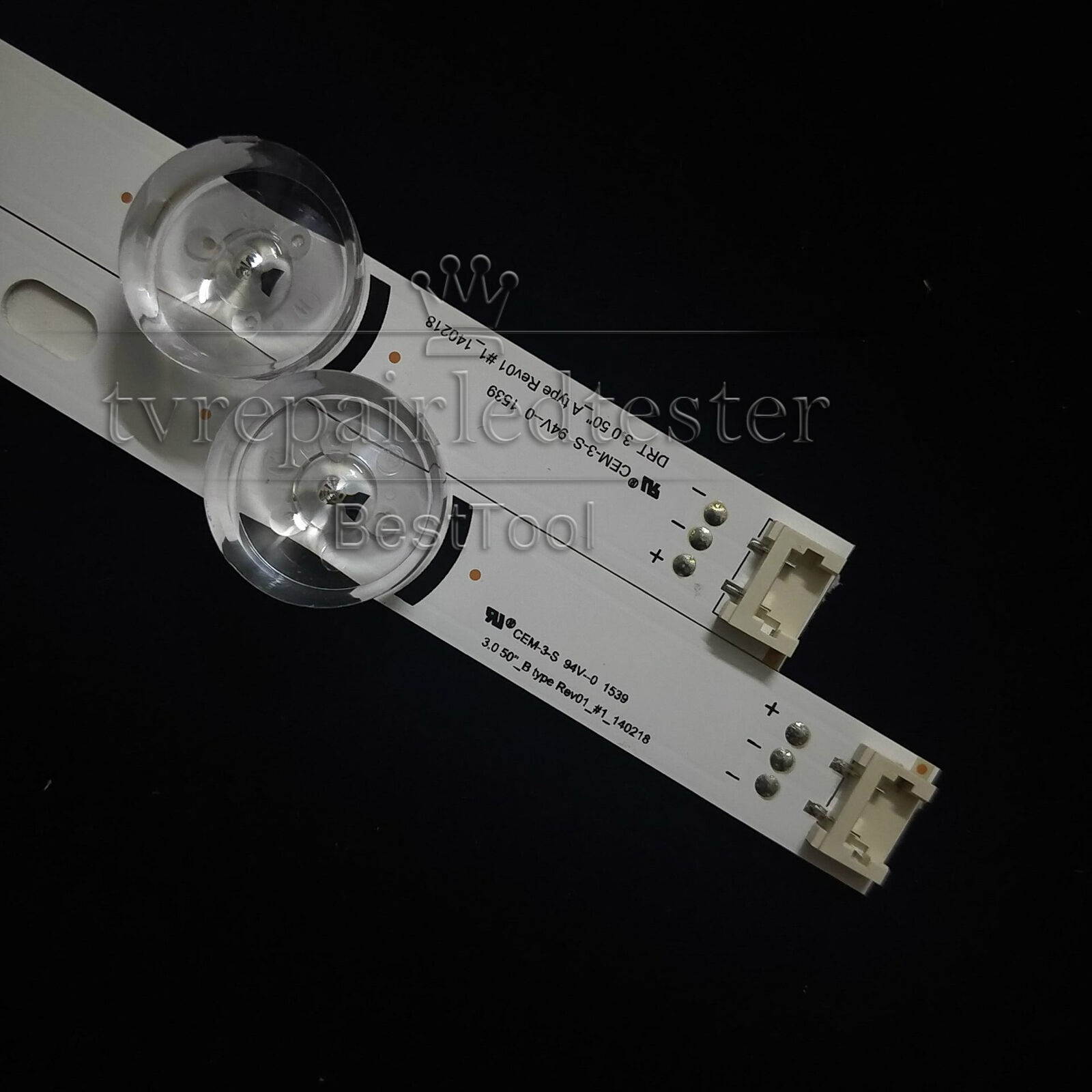 LED Backlight Strips (10) 6916L-1781A/6916L-1782A for LG 50LB6500 50LF5610