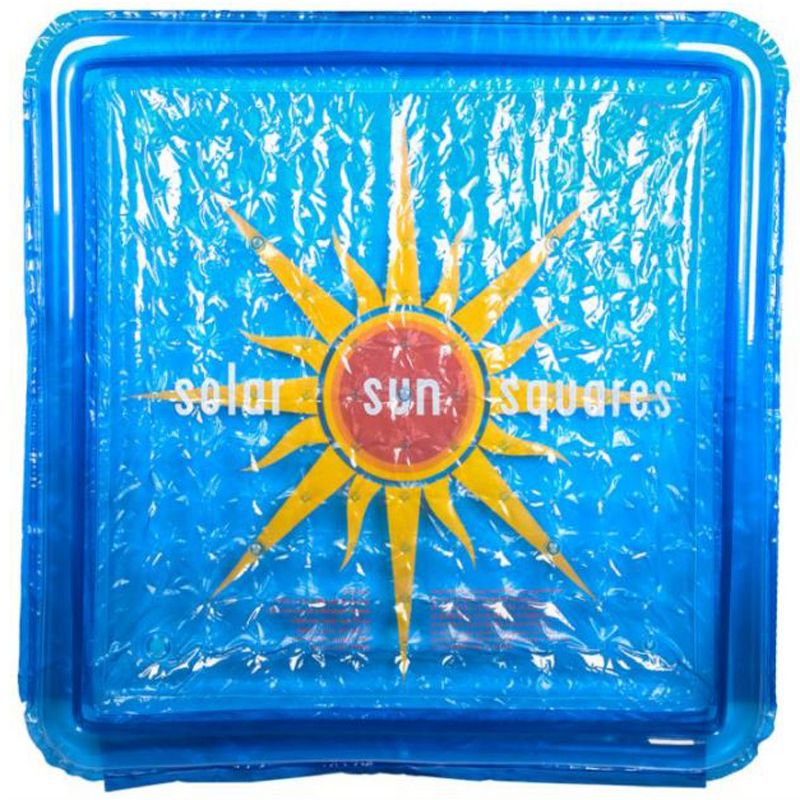 Solar Sun Rings SSSA-SB-02 UV Resistant Above Ground Inground Swimming Pool Hot Tub Spa Heating Accessory Square Heater Solar Cover, Sunburst