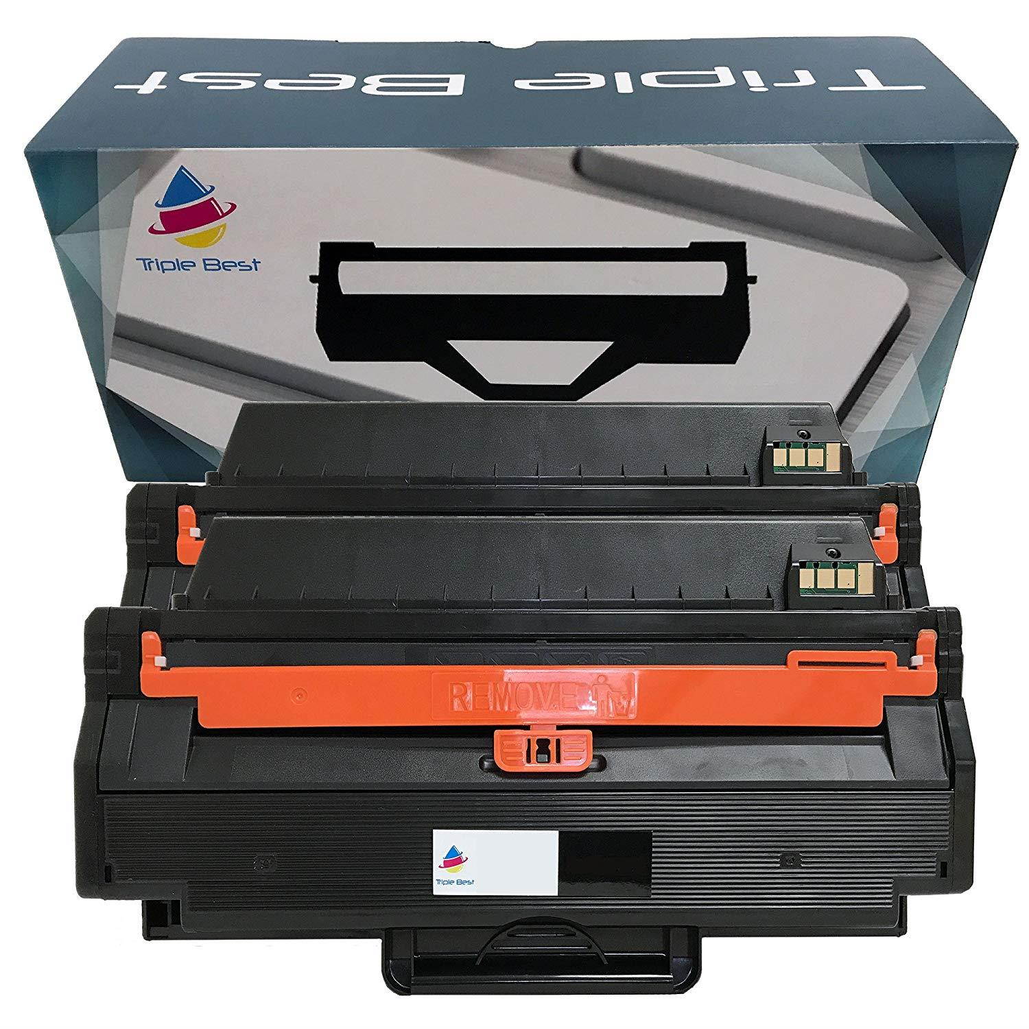 MyTripleBest&reg; Set of 2 Compatible Black Laser Toner Cartridge to Replace Samsung MLT-D115L for Xpress M2880FW SL-M2870FW SL-ML2820DW SL-ML2830DW Printers