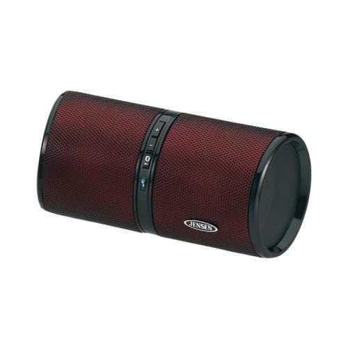 Jensen Smps_622_R Bluetooth_R_ Rechargeable Stereo Speaker _Red_
