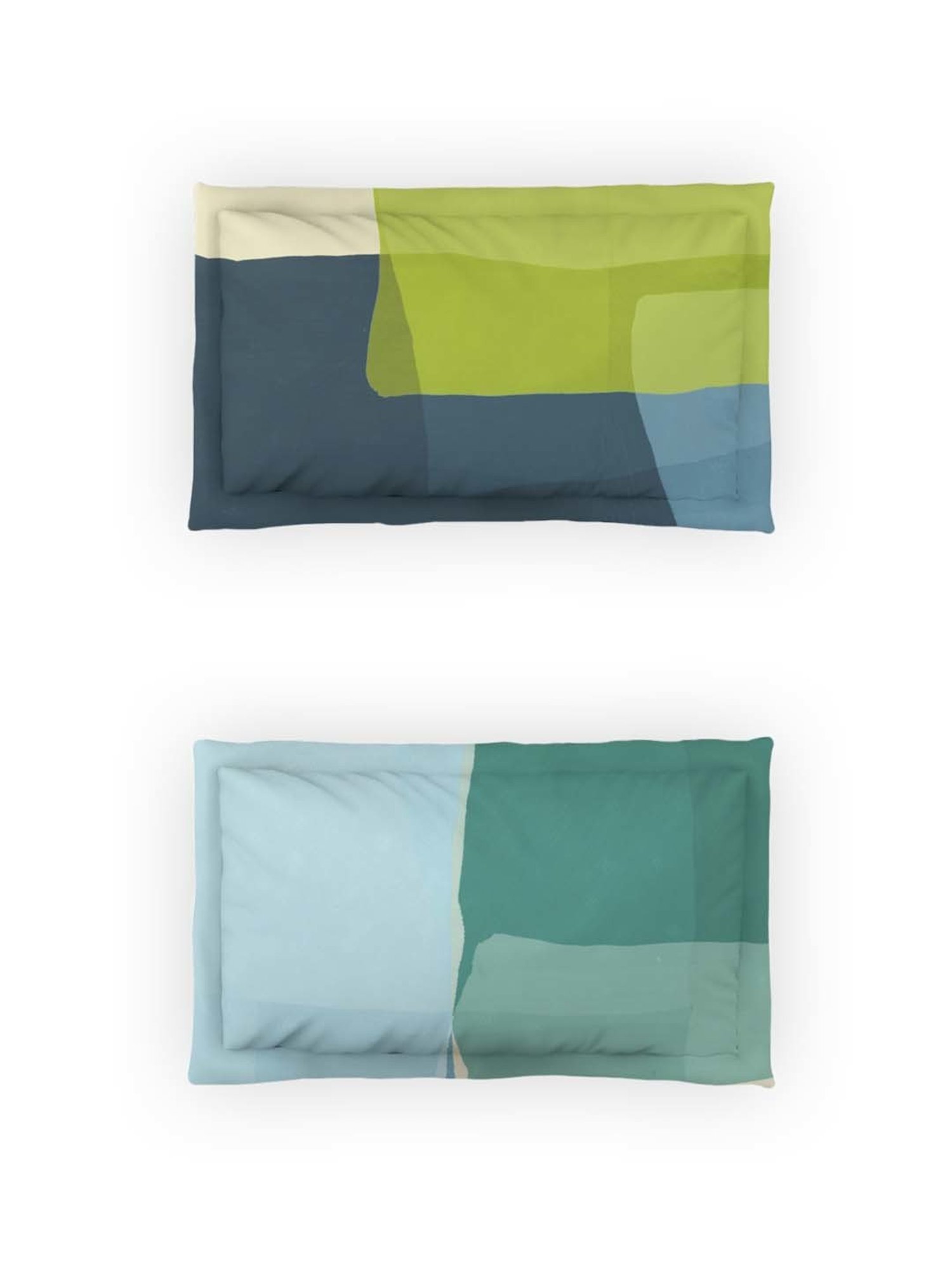 Ddecor Live beautiful Maxima Blue 180 TC Cotton King Bedsheet with 2 Pillow Covers