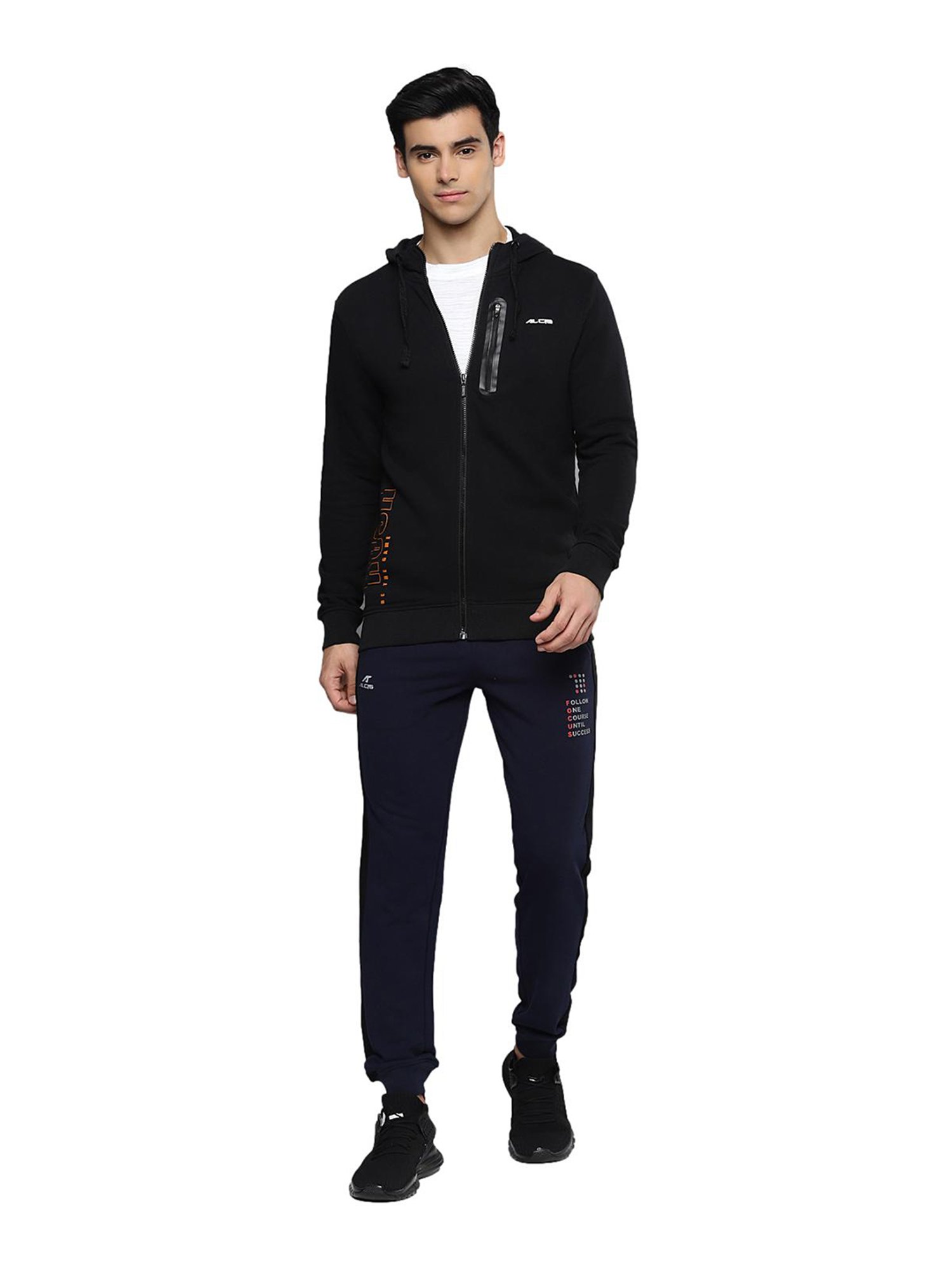 ALCIS Black Hooded Sweatshirt