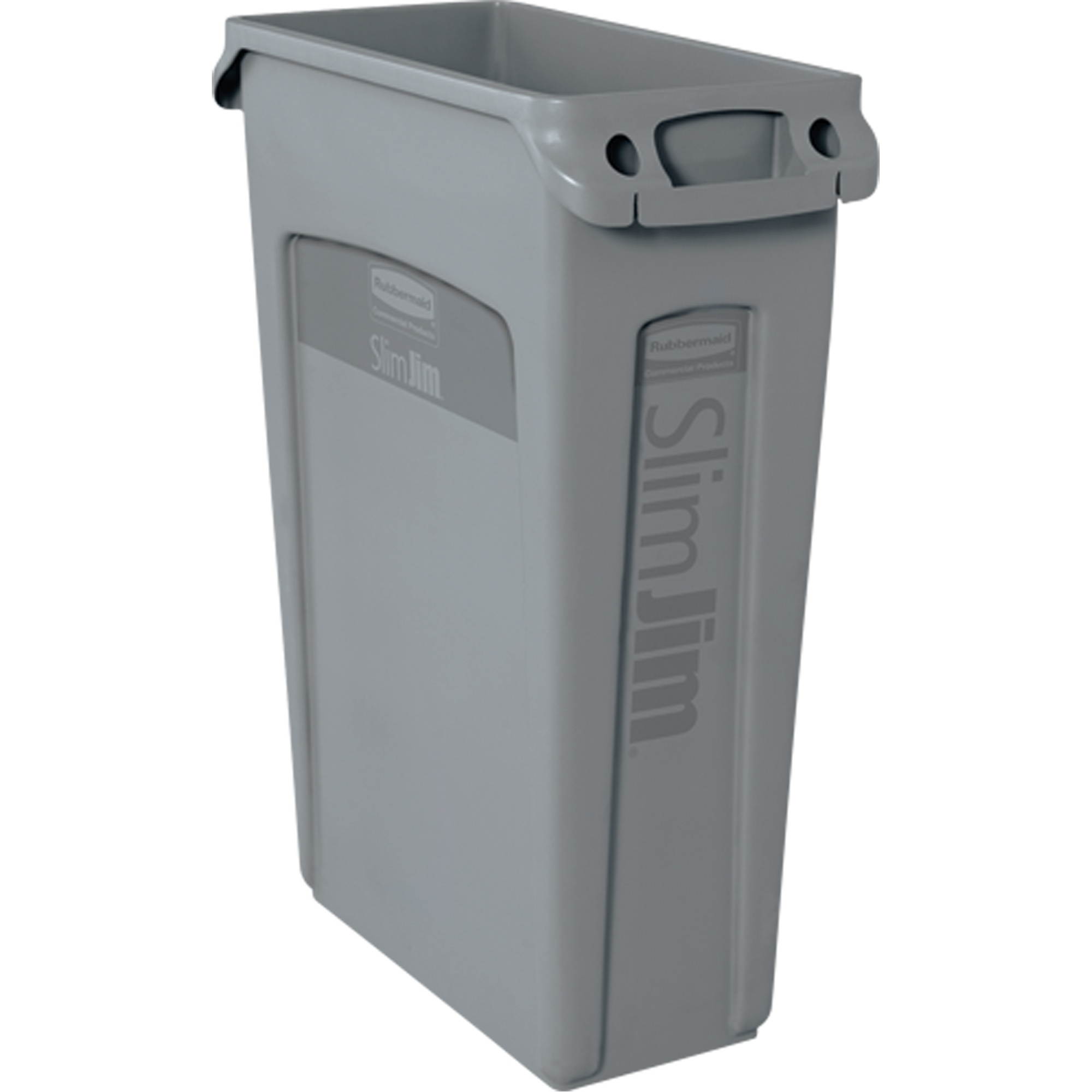 Rubbermaid Commercial Receptacle,23g, Slim,Gy 354060GY