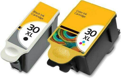 2 Pack For Kodak 30 XL Black & Color Ink Cartridges 1550532 1341080 30XL 30-XL