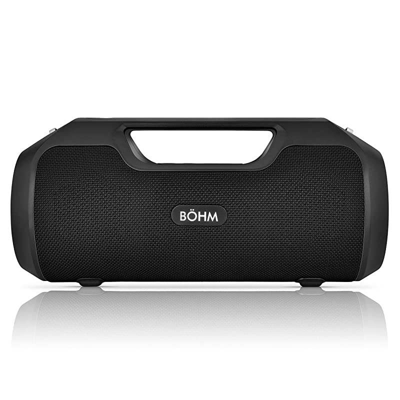 Impact Plus Wireless Bluetooth Speaker Water Resistant IPX4 40W Premium HD Sound Powerbank Dual Pairing TWS Stereo Black