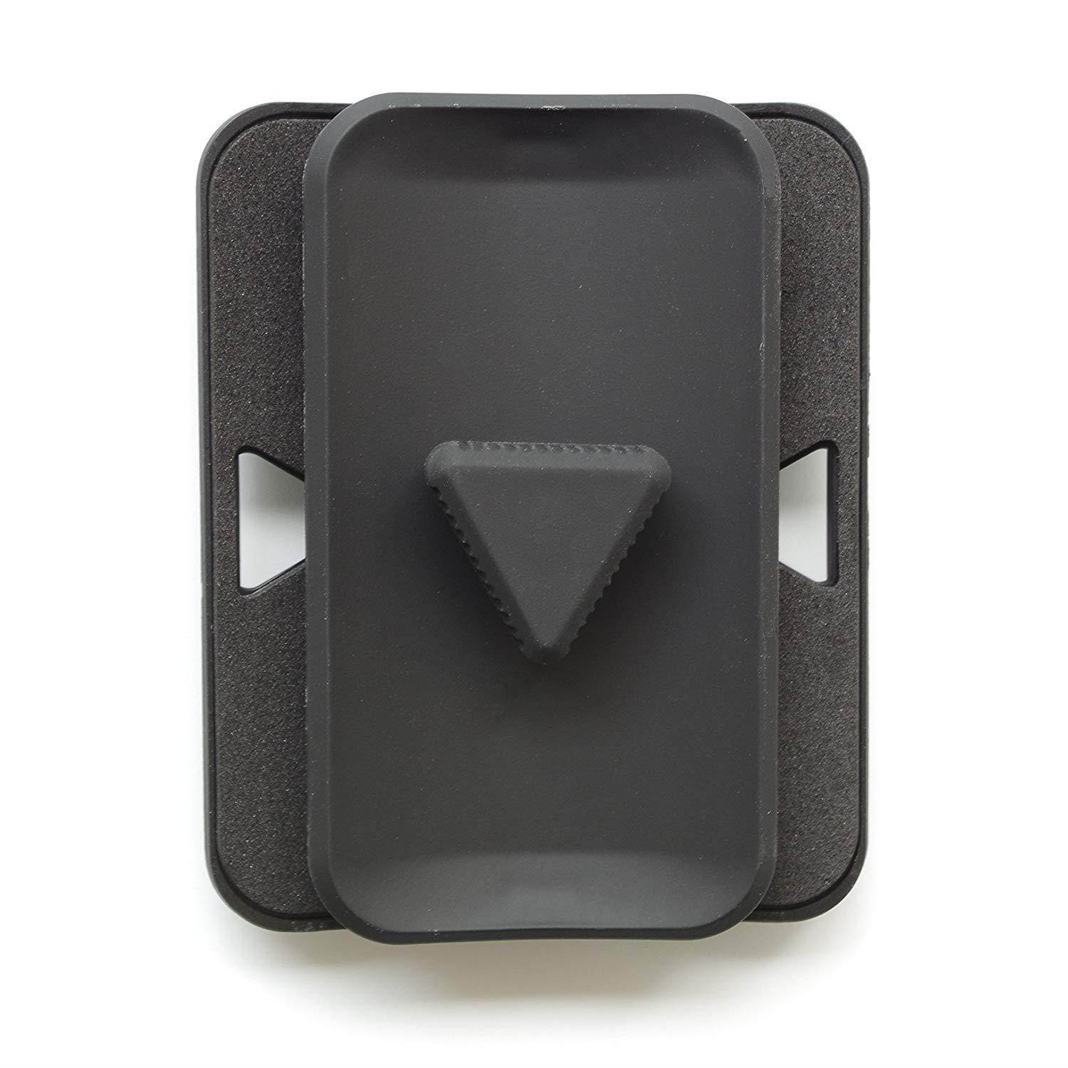 Xcivi Side Mount Clip - Mount Your Phone or Tablet to Your Laptop or Monitor - Dual or Triple Display Bracket Connects Tablet/Smartphone (Black)