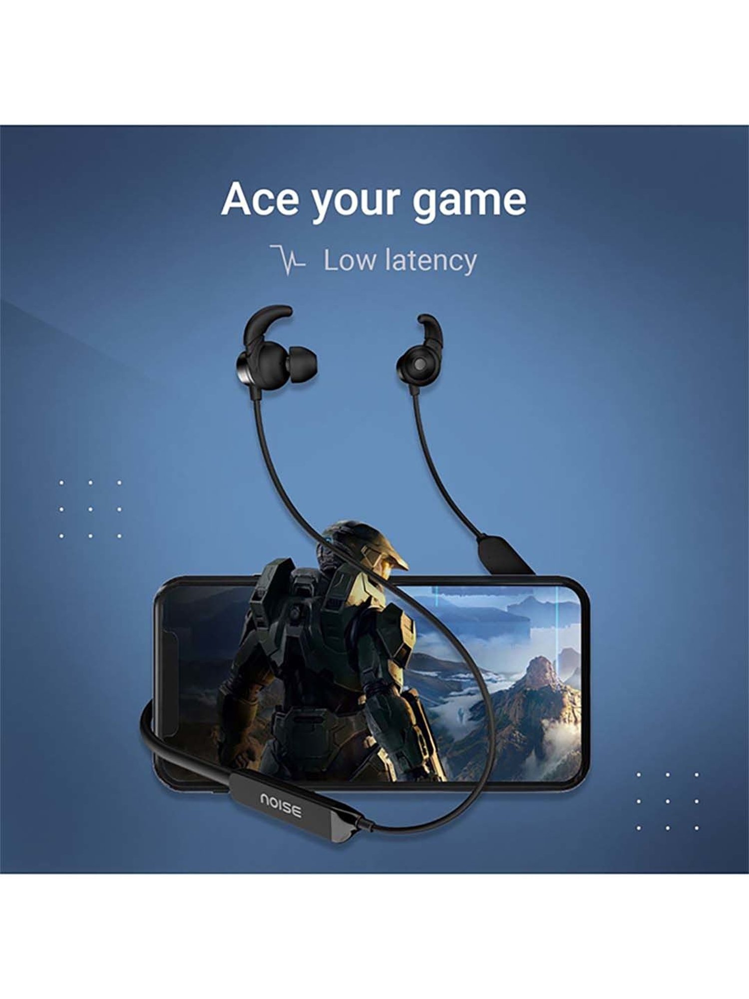 Noise Tune Active Pro Bluetooth V5.2 Bluetooth Headset (Jet Black)