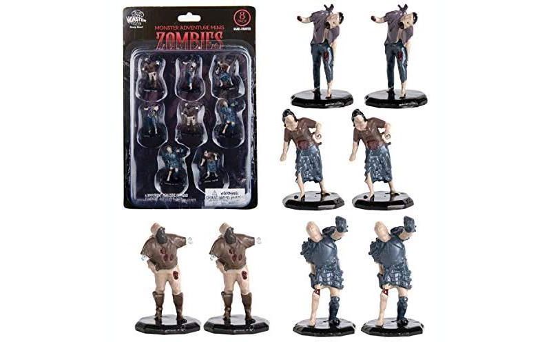 Monster Protectors Painted Fantasy Gnoll Mini Figures for D&D - 1", 8 Pieces