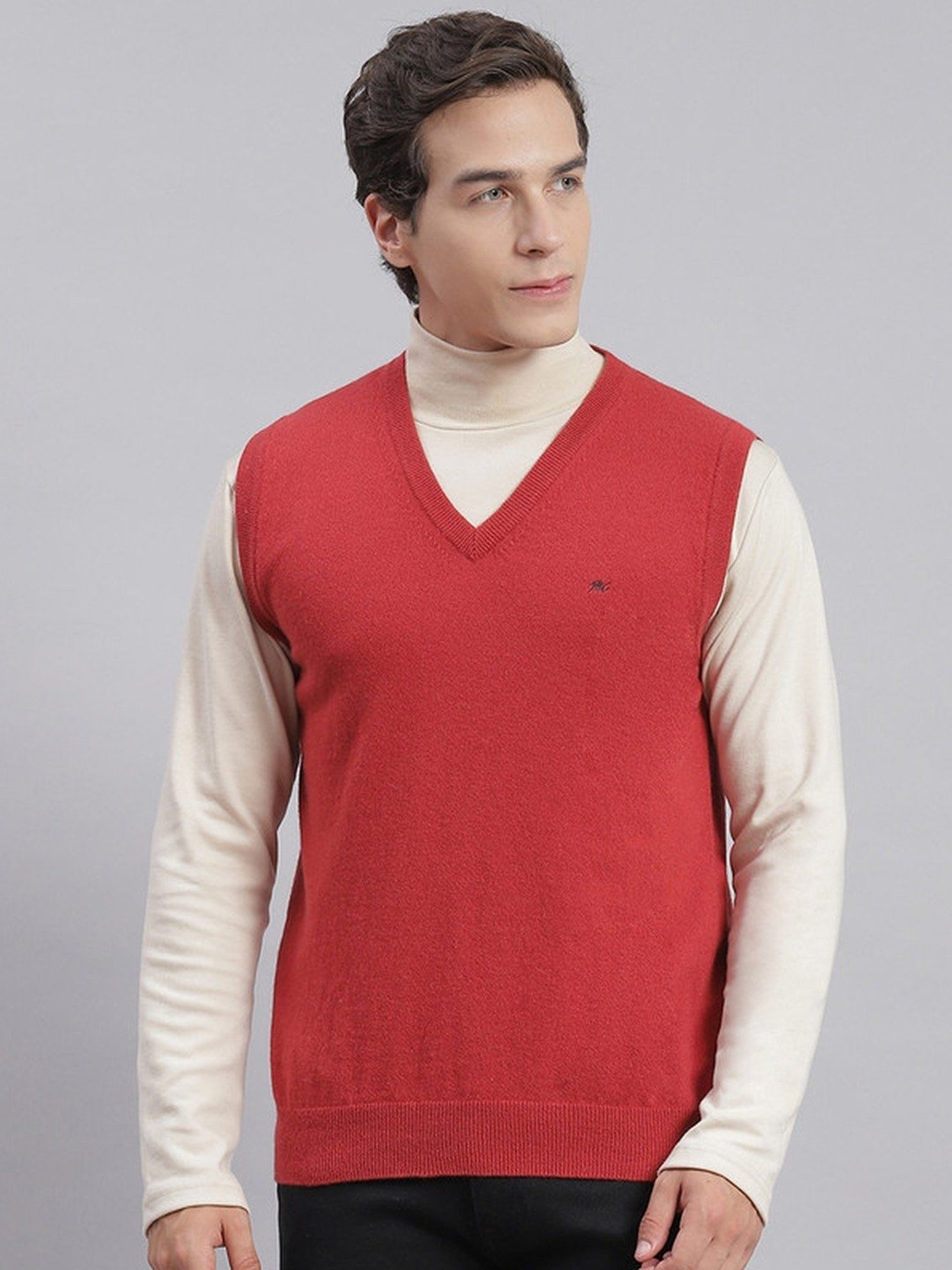 Monte Carlo Light Wine Regular Fit Sweater