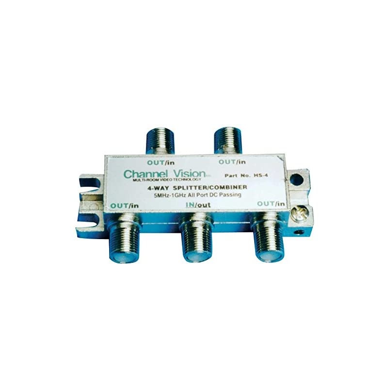 Splitter/Combiner, 1GHz, DC, 4-Way