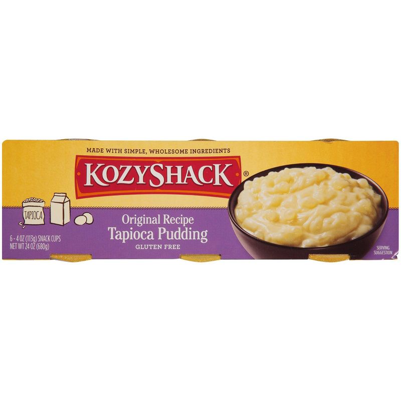 Kozy Shack Original Tapioca Pudding Cups - 4oz/6ct