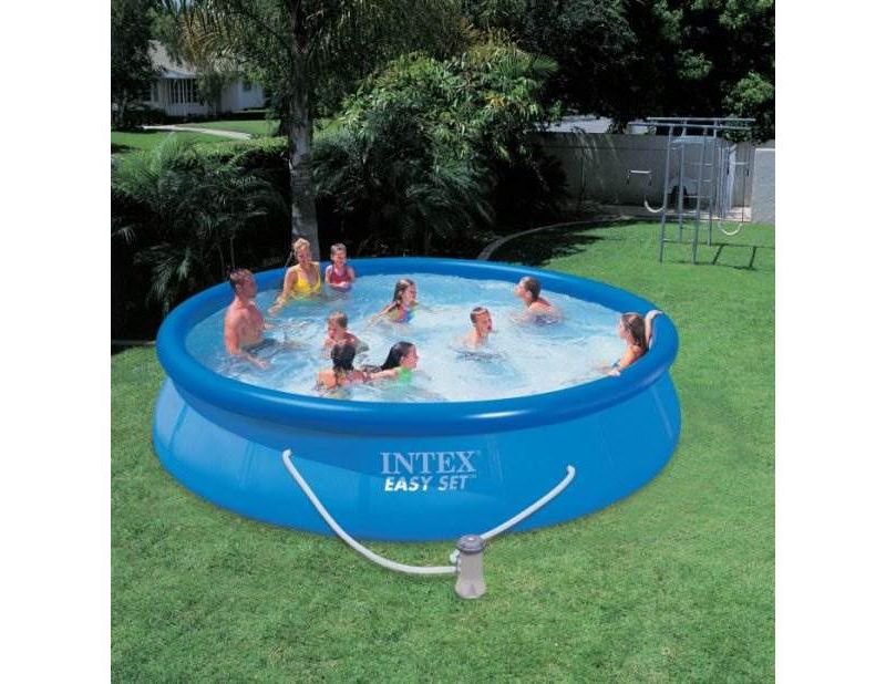 Intex 530 GPH Easy Set Swimming Pool Pump & Kokido K535CBX/BLU Skooba Vacuum