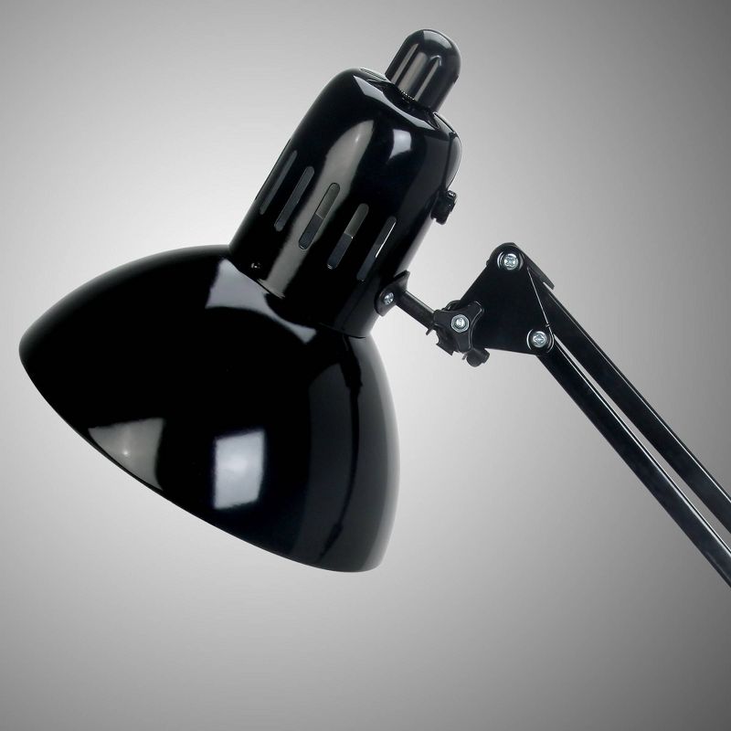 Lite Source Swing-Arm 1 Light Desk Lamp Black - Lite Source