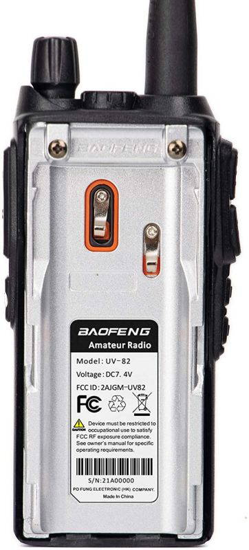 BaoFeng UV-82 BaoFeng Radio Ham Radio 2 Way Radio BaoFeng Walkie Talkies(2 Pack-Black)