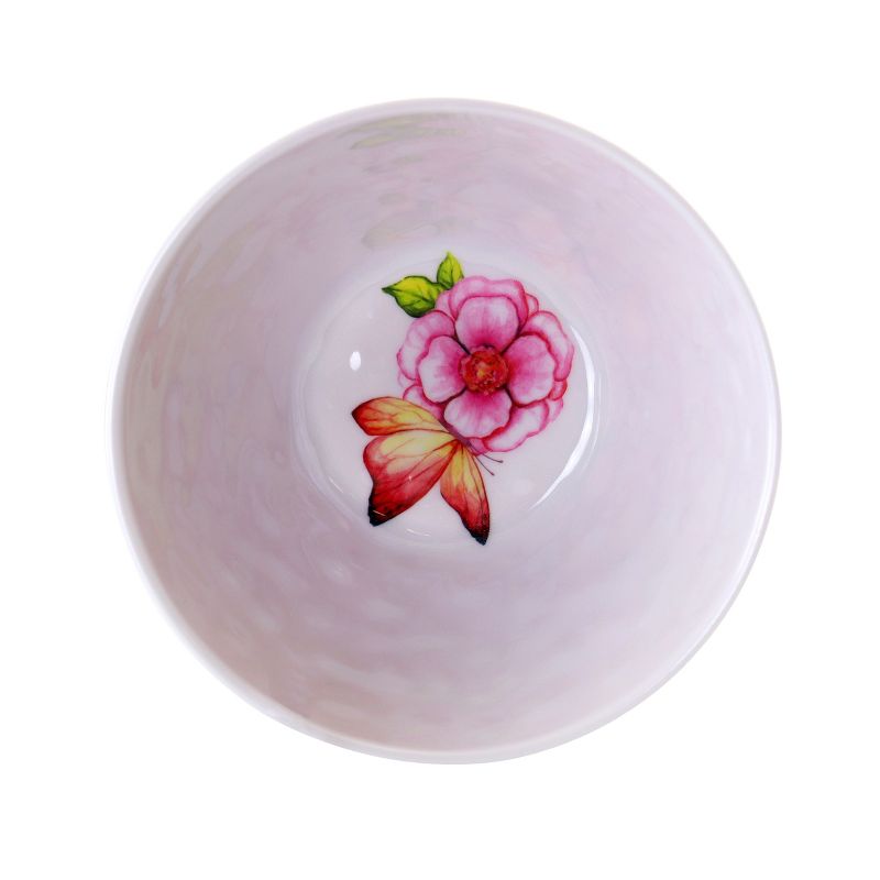 Studio California Camberly 8 Piece 6 Inch Embossed Melamine Bowl Set