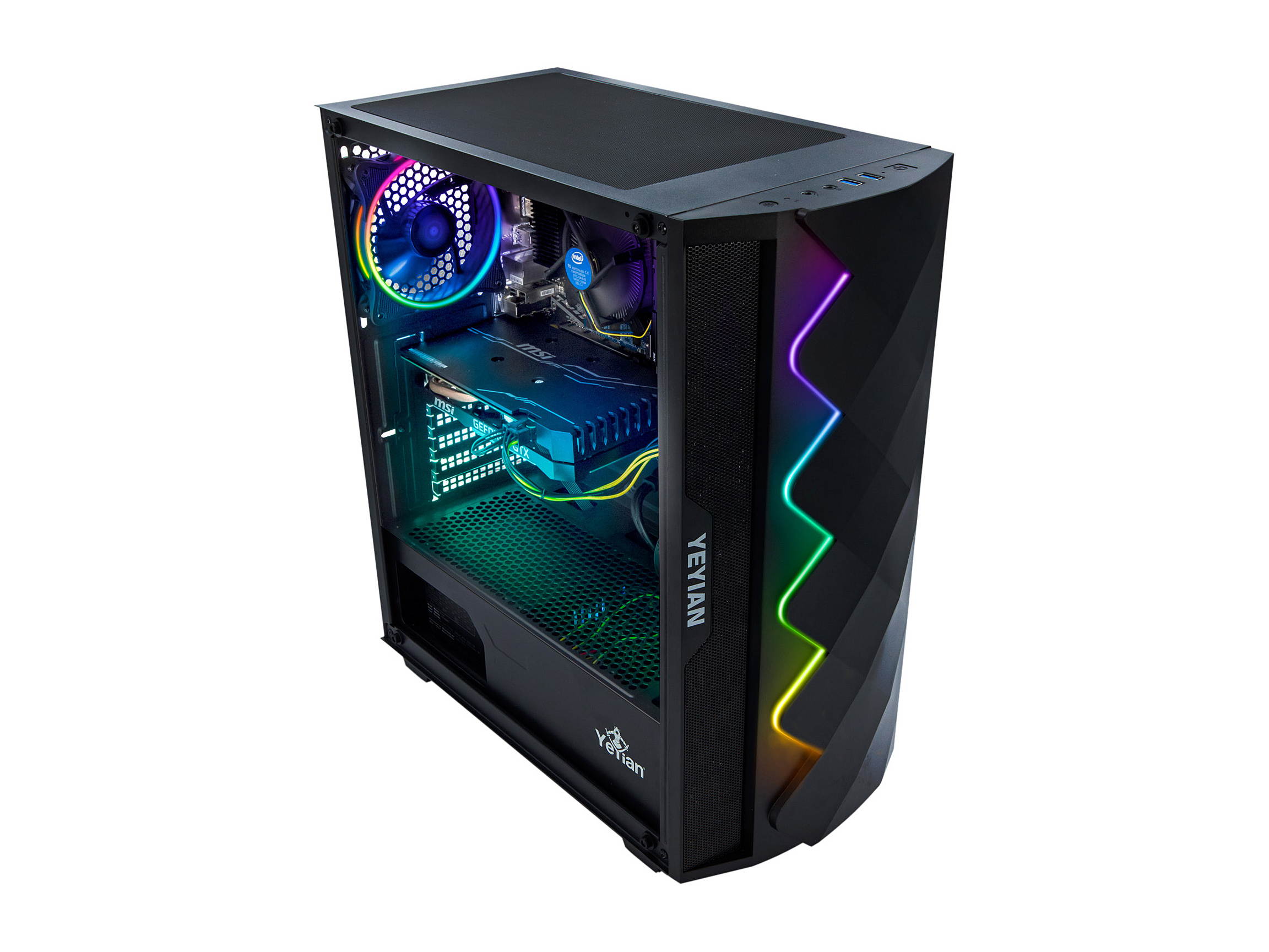Yeyian Gaming Desktop Shoge X01 YPB-SHO-X01 Intel Core i5 10th Gen 10400F (2.90 GHz) 8 GB DDR4 500 GB NVMe SSD NVIDIA GeForce GTX 1660 SUPER Windows 10 Home 64-bit