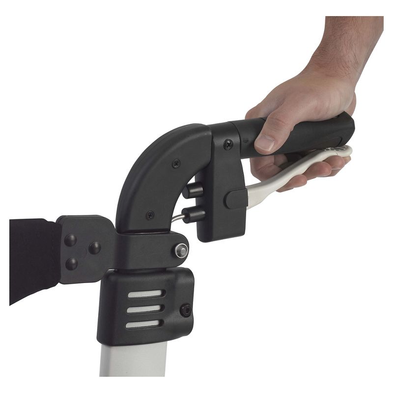 Drive Medical Nitro Euro Style Walker Rollator, White