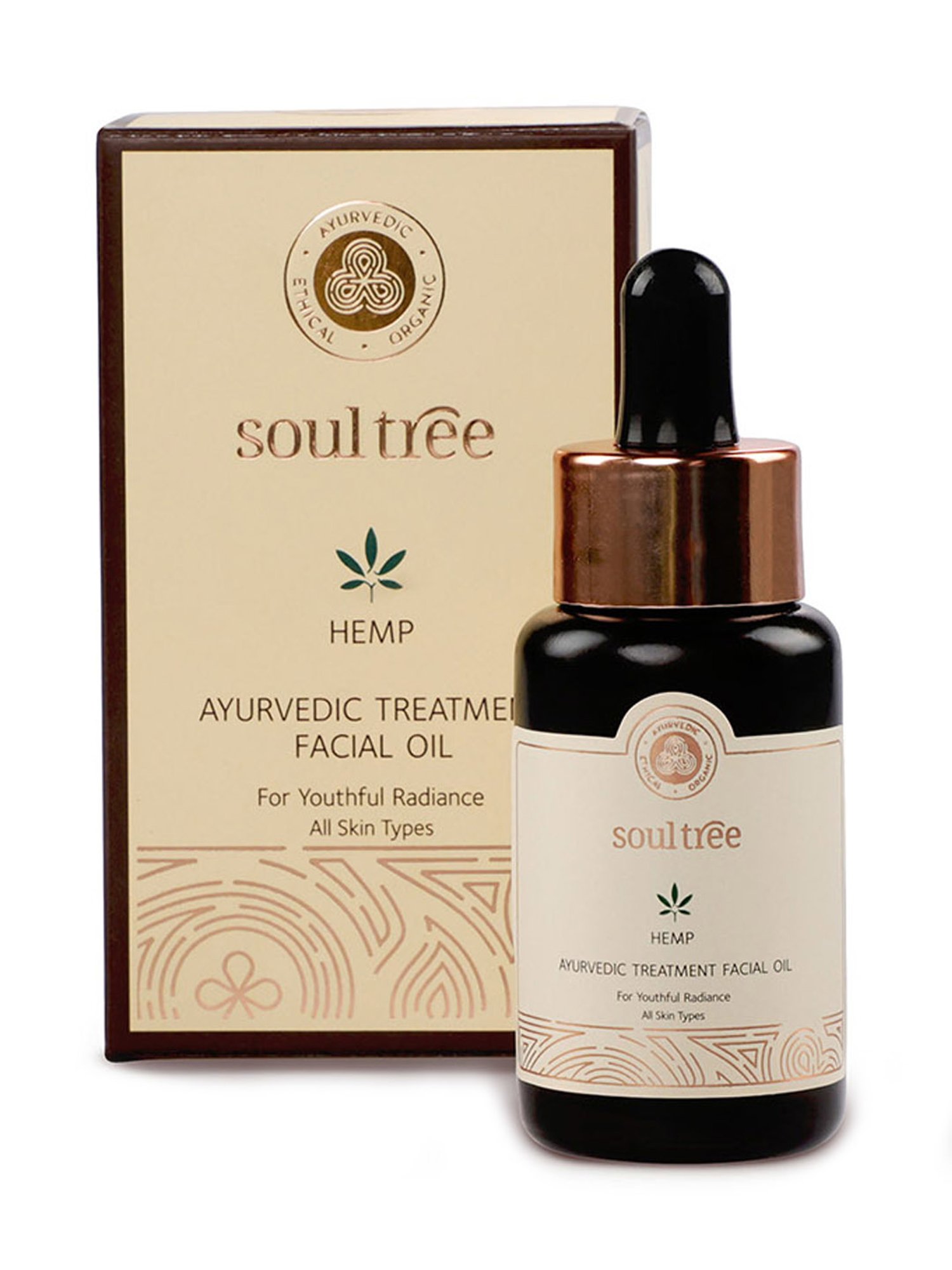 Soultree Hemp Ayurvedic Treatment Facial Oil - 30 ml
