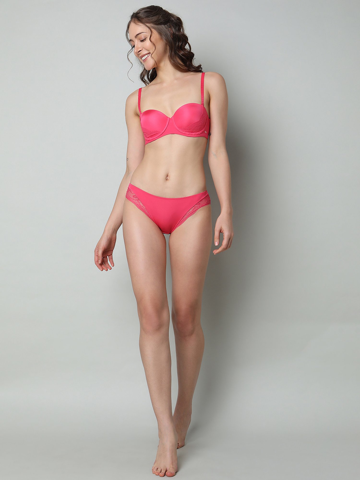 Vero Moda Intimates Pink Half Coverage Bra