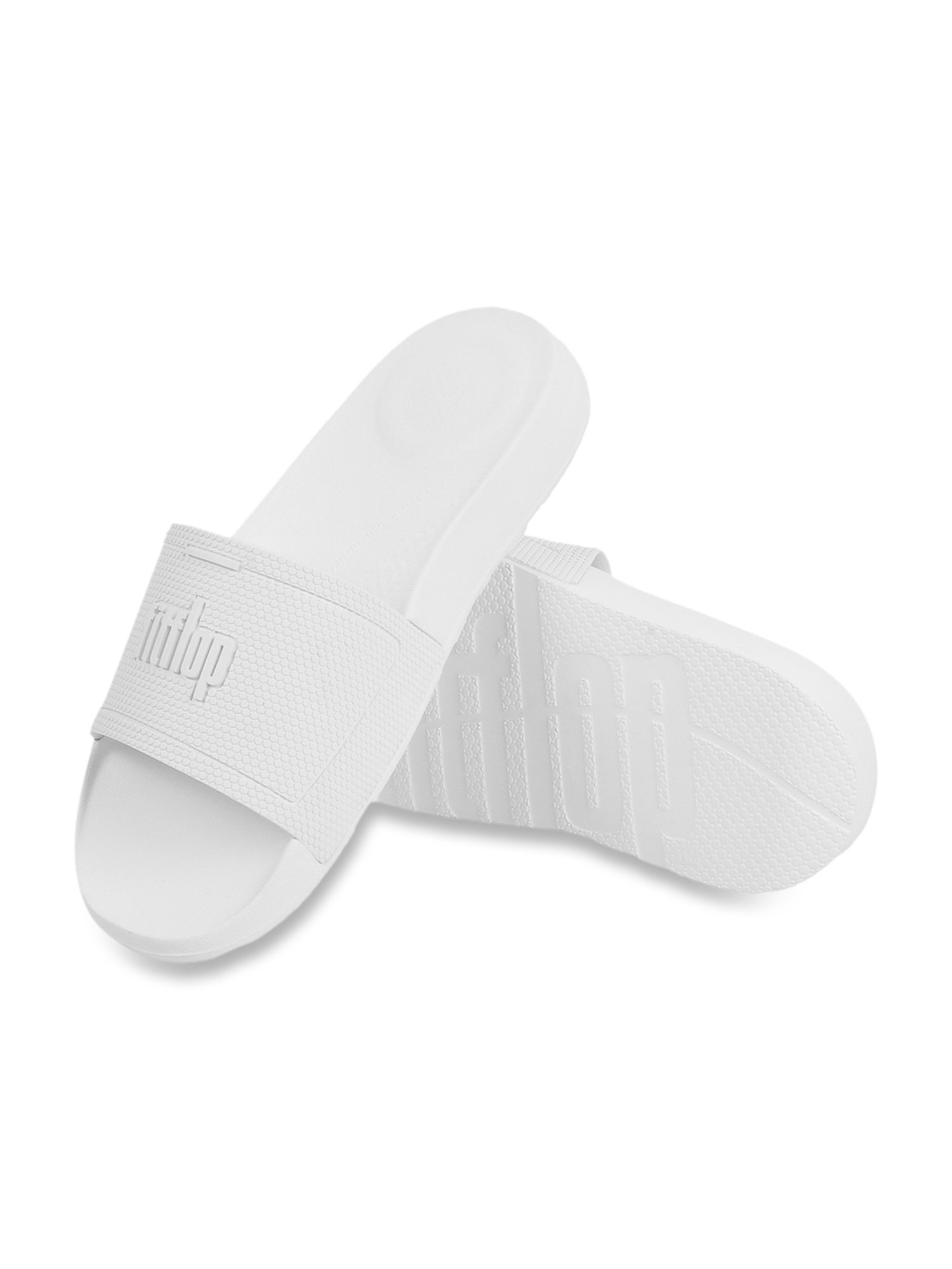 FitFlop Women's White Slides