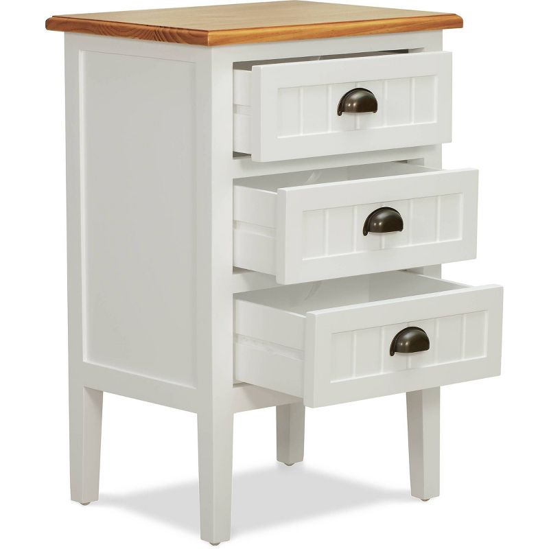 Martin Nightstand Cabinet White - ClickDecor