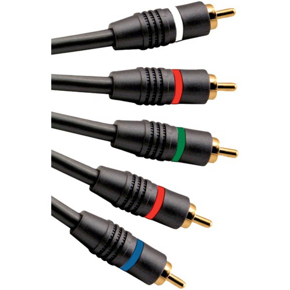 Male Component VideoAudio Cable Gold Plated 3ft 6ft 12ft 25ft 50ft 3FT