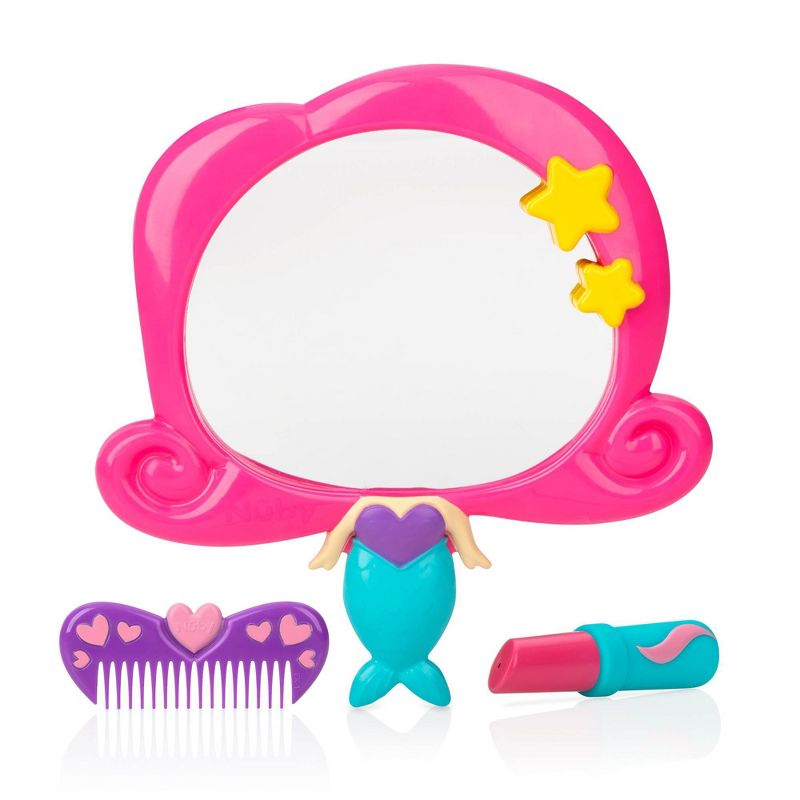 Nuby Mirror Bath Toy Set - Mermaid
