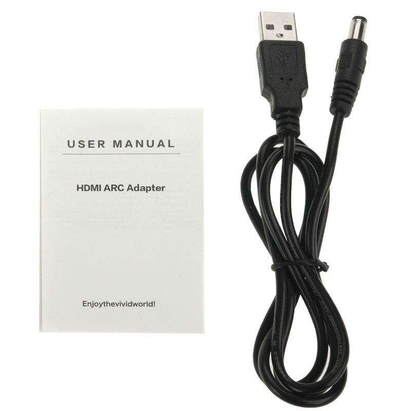 Mini HDMI ARC Adapter Audio Video Splitter 4K 3D 1080P Toslink