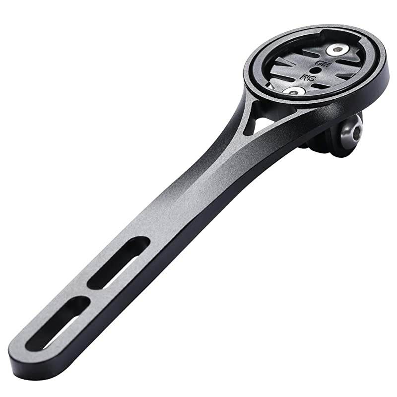 Aluminium Alloy Bicycle Computer Mount for Road Bike Integrated Handlebar,Compatible with Garmin Edge 130 200 500 510 520 810 820 1000 1030 and Flashlight