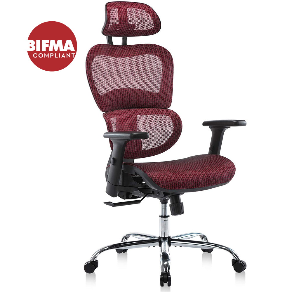 Gaming Chair, Racing Style Computer Desk Chair Padded Armrests Ergonomic Lumbar Support Adjustable Height