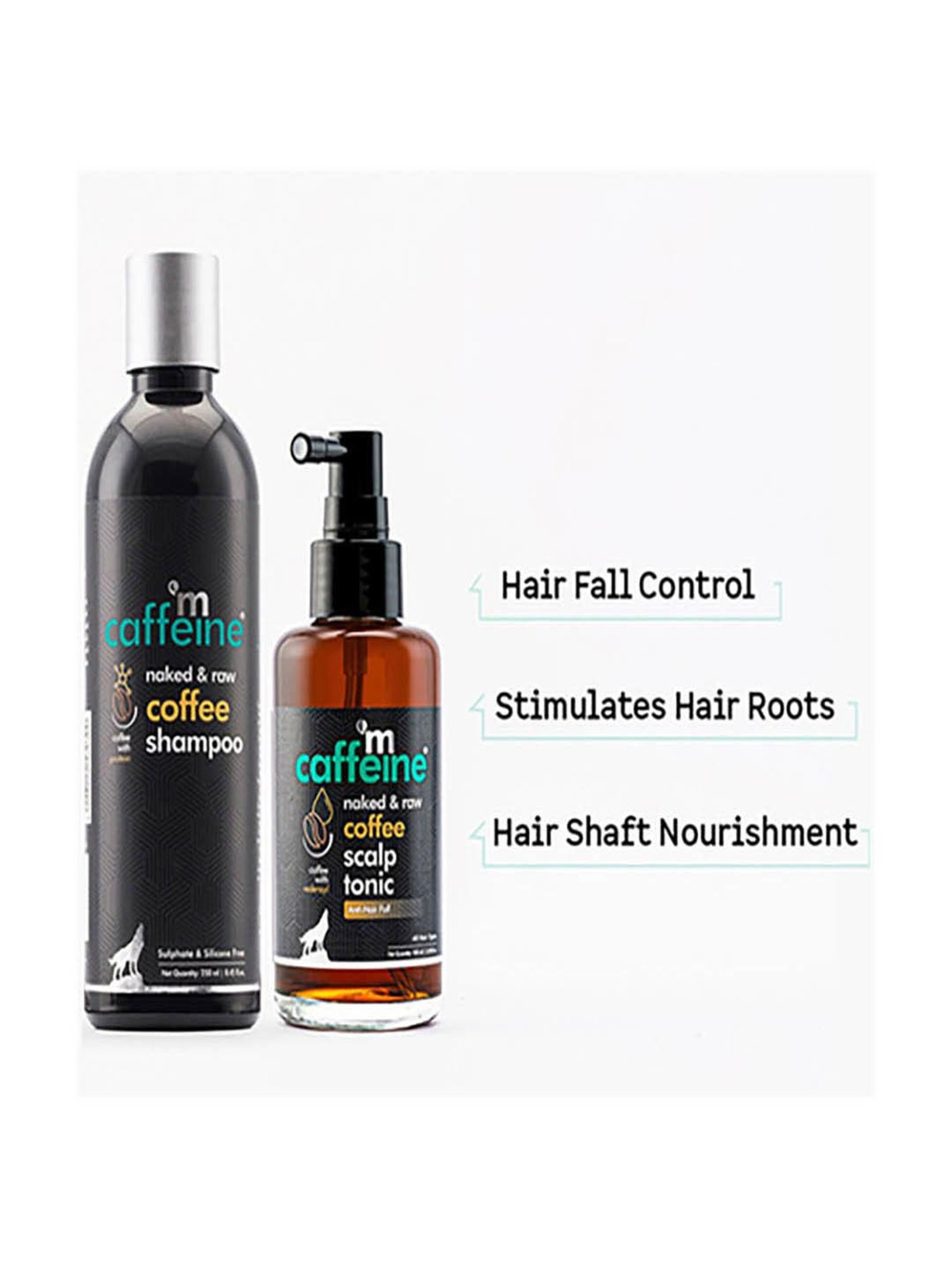 mCaffeine Coffee Hair Boost & Hair Fall Control Kit